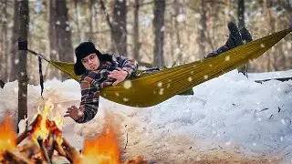 24 HOURS OF SURVIVAL IN WINTER IN THE FOREST