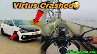 Apni VIRTUS ka CRASH Ho Gaya 😭 | Riding HIMALAYAN 450 to Reach My Hometown for CHHATH PUJA