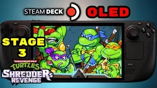 Stage 3 - TMNT Teenage Mutant Ninja Turtles Shredder's Revenge - SteamOS  Steam Deck OLED