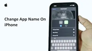 How To Change App Name On iPhone 2025 | Shortcuts Feature on iOS