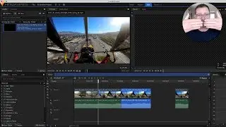 Basic Flying Video Clip Editing With HitFilm Express