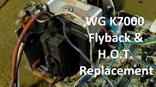 How To Replace A Flyback & H.O.T. {Wells Gardner K7000}