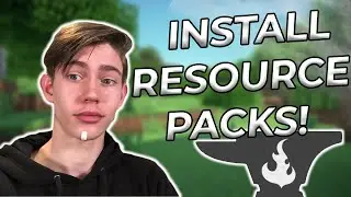 How to INSTALL RESOURCE PACKS in MINECRAFT!! (any version)