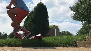 Electric Scooter Down 3 Stair FAIL