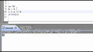 Intro To Python: Math operators
