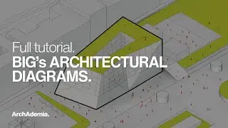 How to Create BIG's Concept Diagrams | Architecture & Graphics Tutorial