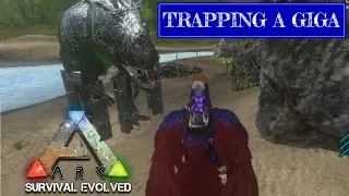 TRAPPING AND TAMING A WILD GIGA | Ark Survival Evolved