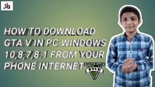 HOW TO DOWNLOAD GTA V IN PC WINDOWS 10,7,8,8.1 FROM PHONE INTERNET  U-TORRENT || Tech Guru ||