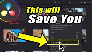 How To Save Your DaVinci Resolve Projects Automatically