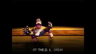 Donkey Kong dancing to his rap