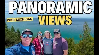 Most picturesque place to see  Lake Michigan is at Arcadia Scenic Overlook.