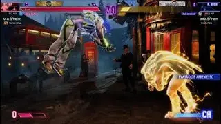 Sf6 Dee Jay vs M. Bison perfect game casual match