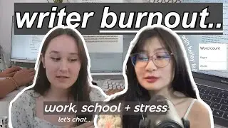 why are writers so STRESSED? how to overcome writing burnout ✎✧˚🙇🏻‍♀️+ 4 WRITING TIPS! pod.82