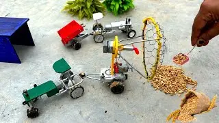 diy tractor fan wheat cleaning machine mini science project