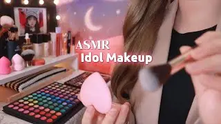ASMR K-pop Idol Makeup Studio💓 (Roleplay, Layered Sounds)