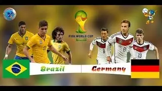 Brazil vs Germany 2014 1-7 ~ All Goals Highlights