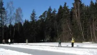 Eisstockschießen Zeitraffer Februar 2012