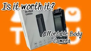 How to set up? Affordable Body Camera/HD Video Camera Unboxing & Test/ TEMU