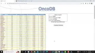 OncoDB