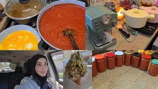 سواقة السيارة في طرابلس لبنان 🇱🇧 شوفوا مشترياتي 🤩 حفظ الطماطم 🍅 بدون ثلاجة 👍