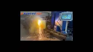 8 axis plama cutter machine for russia customer sample cutting