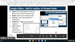 Google Slides - Present Mode Features and Tools