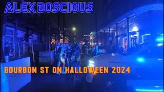 Walking Bourbon and Frenchman on Halloween 2024 #halloween #bourbon #frenchman #neworleans