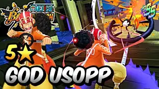 GOD USOPP GAMEPLAY ON SS LEAGUE | ONE PIECE BOUNTY RUSH | OPBR