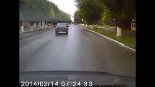 Баба за рулём.Муром