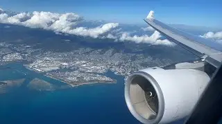 Hawaiian Airlines HA89 Arrival to Honolulu from Boston (with ATC)