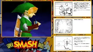 Super Smash Bros. N64 Storyboard Artwork (Video Comparison)