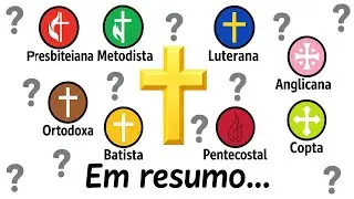 ALL Christian Denominations EXPLAINED in 20 minutes