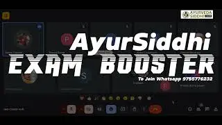 Bams 2nd Prof. Batch 2021-2022 | Exam Booster Demo Class | UT Examination Strategy | AyurSiddhi