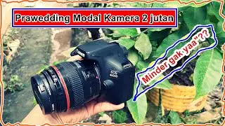 Prawedding modal kamera murah canon eos 4000d