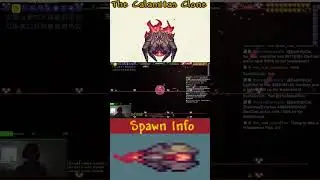 Modded Terraria (calamity, qwerty and more) all bosses !!!!!! The Calamitas Clone