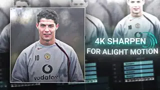 4k sharpen cc tutorial on alight motion(+Preset)