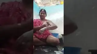 my first bathing vlog, Aunty bathing vlog /desi Aunty Bathing vlog viral