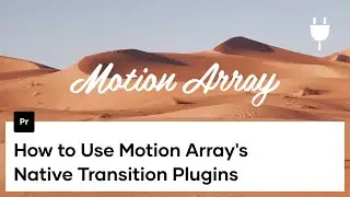 How To Use Motion Array FREE Shifter Transitions for Premiere Pro