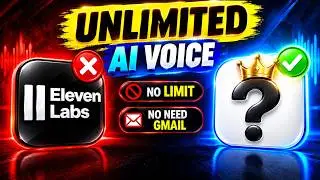 UNLIMITED AI Voice 🔥 No Credits, No Limits | ElevenLabs Alternative