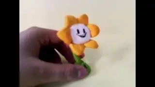 Undertale clay figure ()$@…!@@): Howdy , my name is Flowey the flower :)