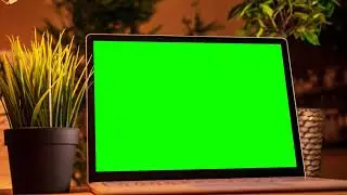 [No Copyright] Laptop Free green screen 
