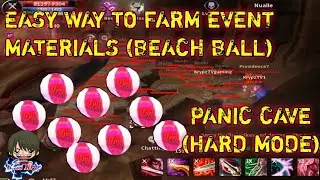 Cabal Mobile PH - FAST Farming of Event Mats (BEACH BALL) in PANIC CAVE (Hard) Mode - TIPS