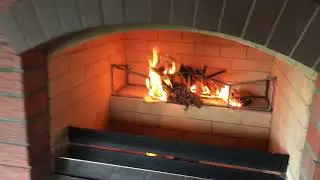 Мангал с полкой генератора углей