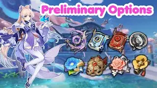 Kokomi Preliminary Options, Weapons, Artifacts and MORE! My Plans | Genshin Impact