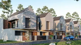 Design Rumah Modern 2 Lantai Menggunakan Archicad 23 Rendering  Enscape 2.8