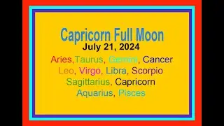Capricorn Full Moon