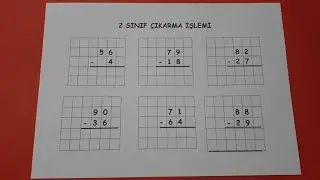 2.sınıf çıkarma işlemi ve problemler 