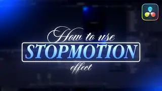 How to Make a Stopmotion/Low fps effect in Davinci Resolve