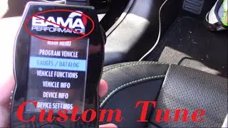 How to: Load Custom Tune for SCT X4 |  LUND Tune | S550 Mustang build
