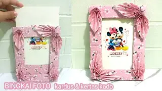 BINGKAI FOTO DARI KARDUS DAN KERTAS KADO